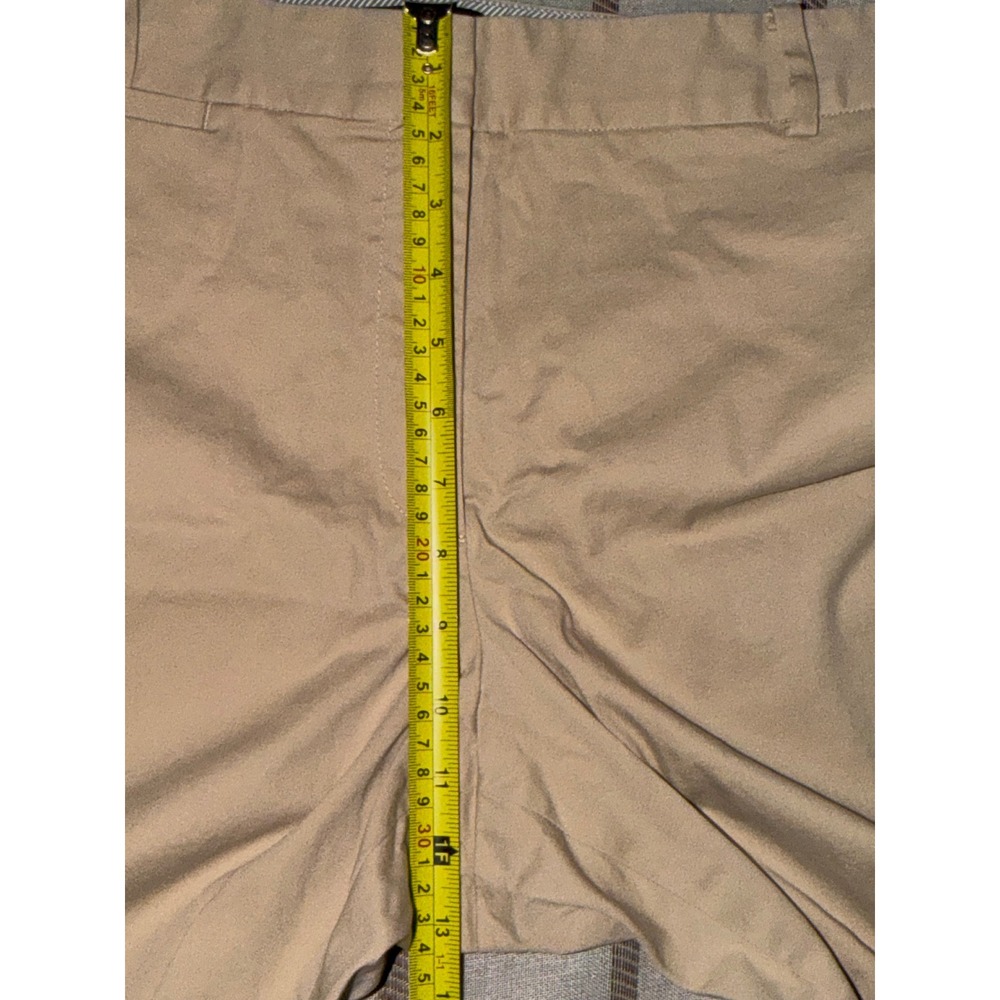 Talbots Essex Ankle Pants Womens 18 Khaki Tan Stretch Chino Slim Leg Trousers - Picture 4 of 5